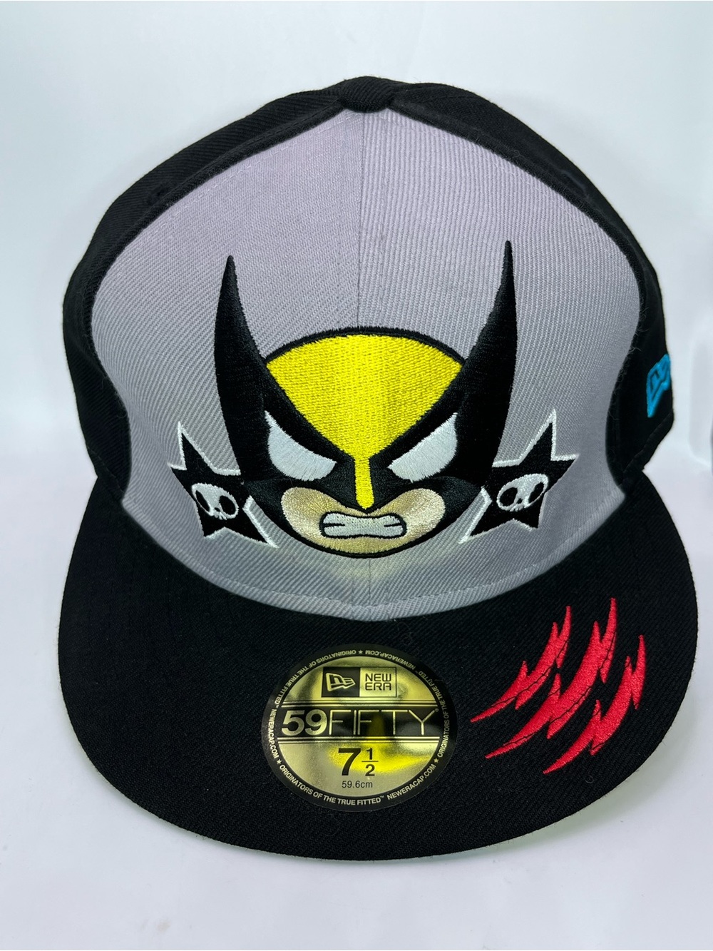 Tokidoki New Era Marvel Comics Wolverine Hat Fitted 7 1/2 NWOT X-MEN